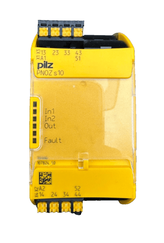 PILZ 751110 PNOZ S10 C24VDC 4N/O 1N/C SAFETY RELAY - KLR Automation