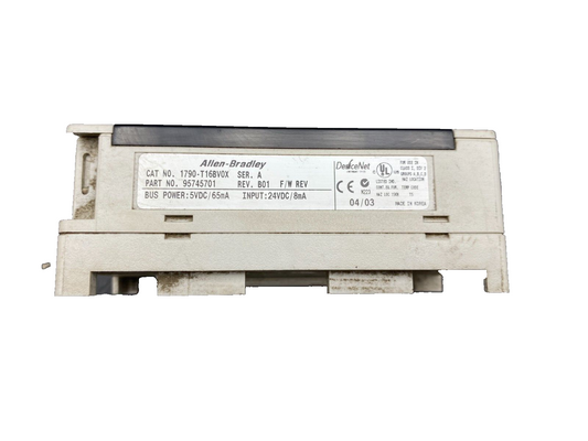 1pcx ALLEN BRADLEY COMPACT BLOCK LDX 1790-T16BV0X 95745701 EXPANSION UNIT
