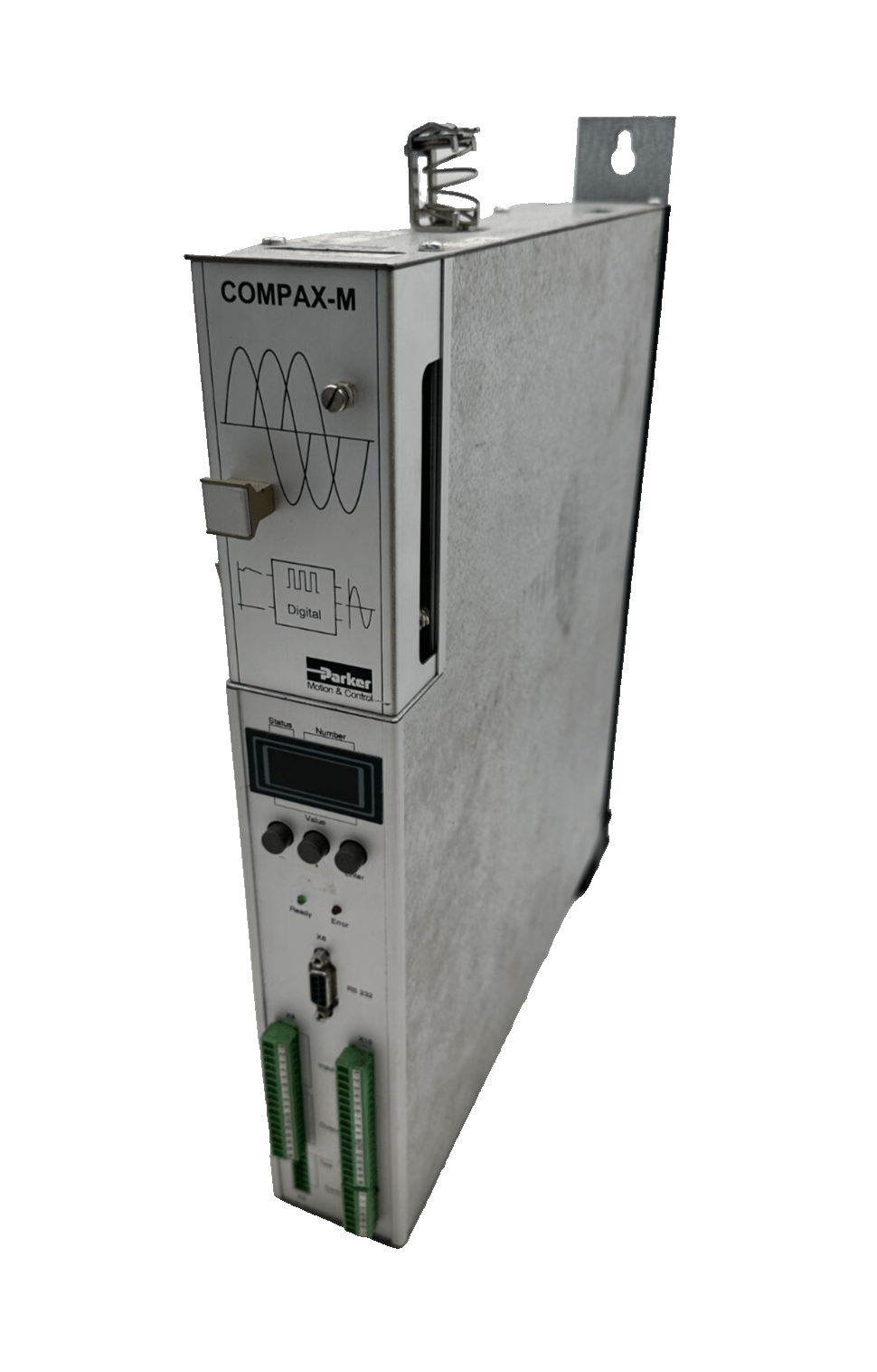 PARKER COMPAX P100M 080065 0011 951 - 100500 AC SERVO DRIVE - KLR Automation