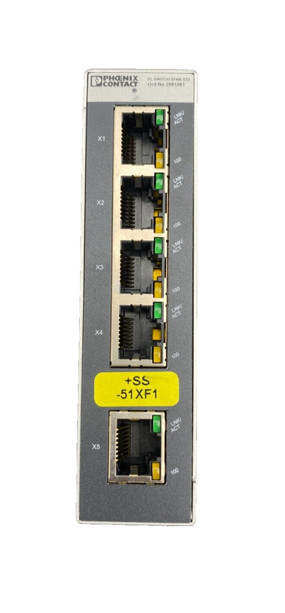 PHOENIX CONTACT 2891001 FL SWITCH SFNB 5TX HW: 15