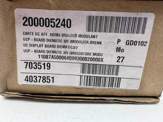 DE DIETRICH 200005240 703519 CARTE UC AFF DIEM3 BRULEUR MODULANT