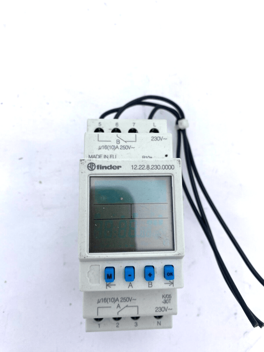 1pc x FINDER 12.22.8.230.0000 TIME SWITCH - KLR Automation