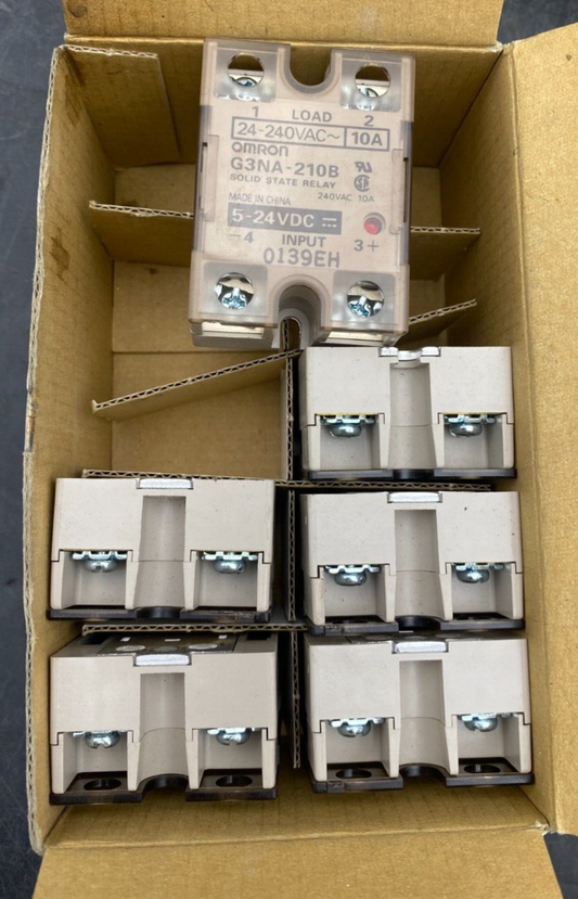 OMRON G3NA-210B SOLID STATE RELAY 5-24VDC x6pc