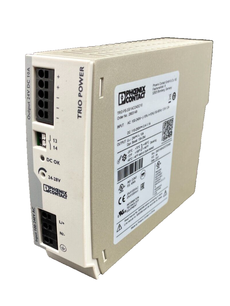 PHOENIX CONTACT 2903149 TRIO-PS-2G/1AC/24DC/10 TRIO POWER ALIMENTATION