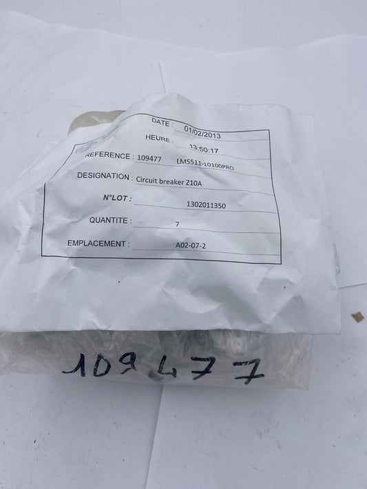 7pc x VITRONIC ABB 109477 CIRCUIT BREAKER Z10A - KLR Automation