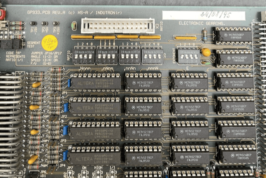 INDUTRON GP933DF GP933.PCB REV A HS - A/INDUTRON ELECTRONIC GEARING - KLR Automation