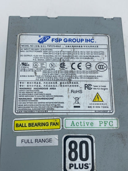 10pc x FSP Group FSP270 - 60LE 270W Mini ITX 1U Server Power Supply Flex ATX - KLR Automation