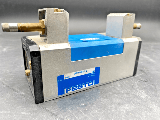 FESTO JMFH - 5/2 - D - 3 C 151871 JO02 2 - 10 BAR 29 - 145 PSI SOLEINOID VALVE SUBPLATE - KLR Automation