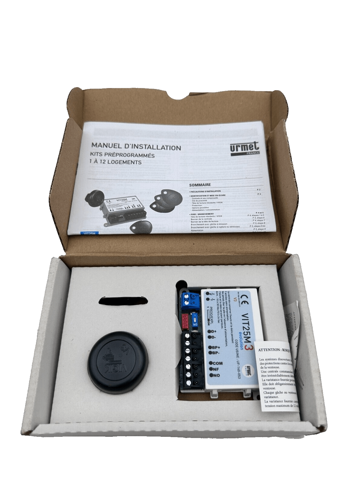 URMET VIT25M3 UF - 140 - 051 F/KIT VIGIK+RES 1P COMPACT MEM - KLR Automation