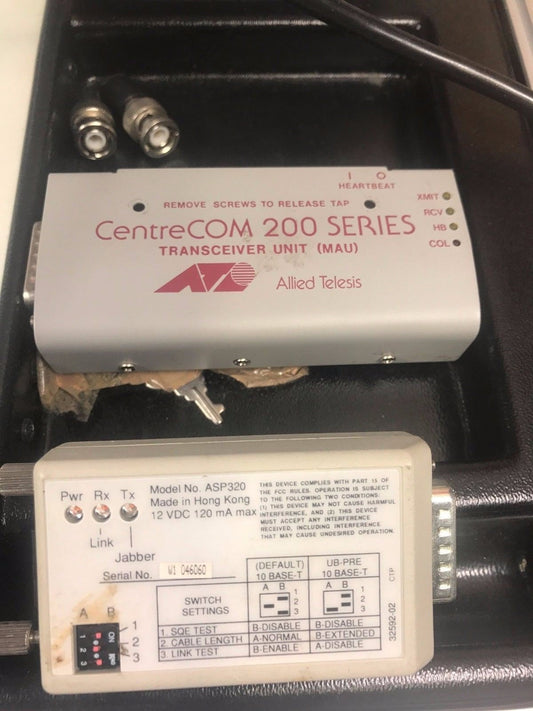 BICC Data Networks Isolan 1105 - 0 Ethernet DiagnosticTest CentreCom 200 ASP320 - KLR Automation