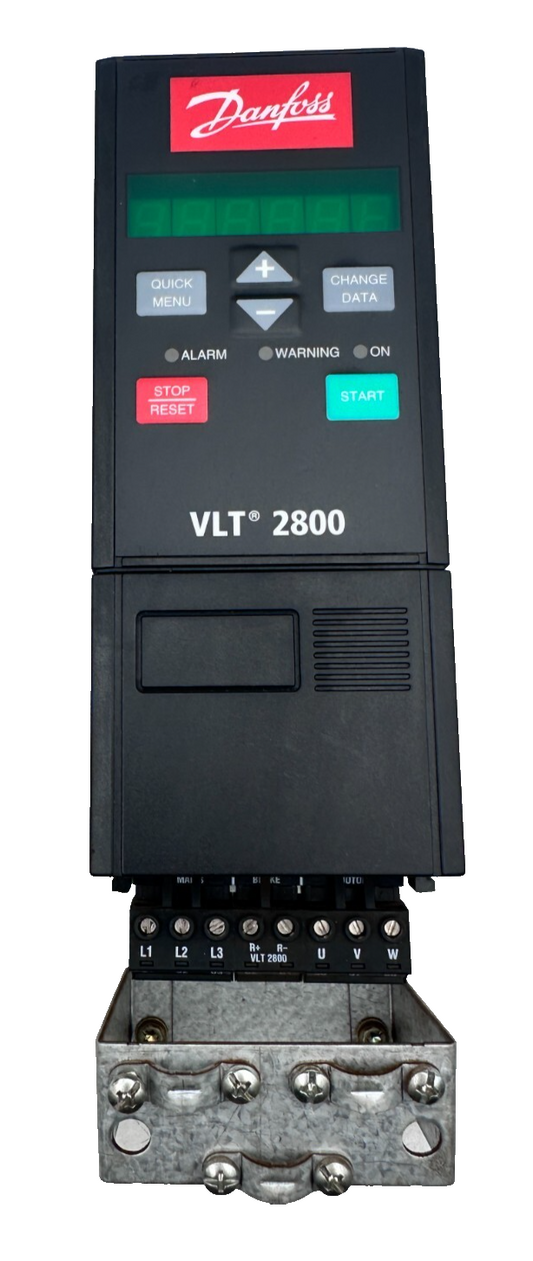 DANFOSS VLT 2800 195N1004 VLT2805PT4B20SBR1DBF00A00 3x380-480V 50/60Hz 1.6A