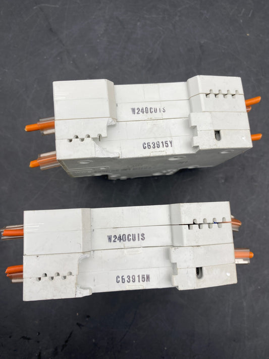 LOT OF 2 SIEMENS 5SU1356 - 1KK06 RCBO CIRCUIT BREAKER - KLR Automation