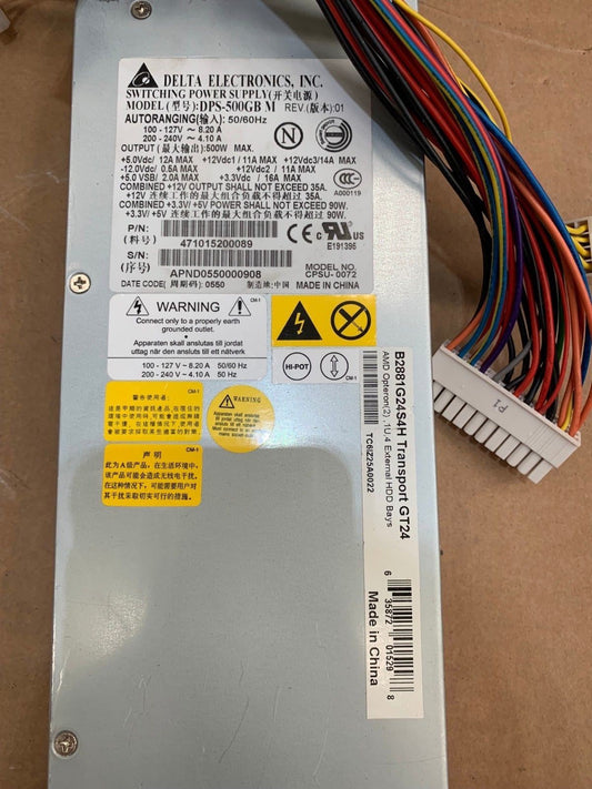 Serveur Bloc d' alimentation DELTA dps-500gb M 500W 471015200089
