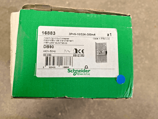 SCHNEIDER ELECTRIC 16883 DDI 3P+N - 10/32A - 300mA INCOMING CIRCUIT BREAKER DB90 - KLR Automation