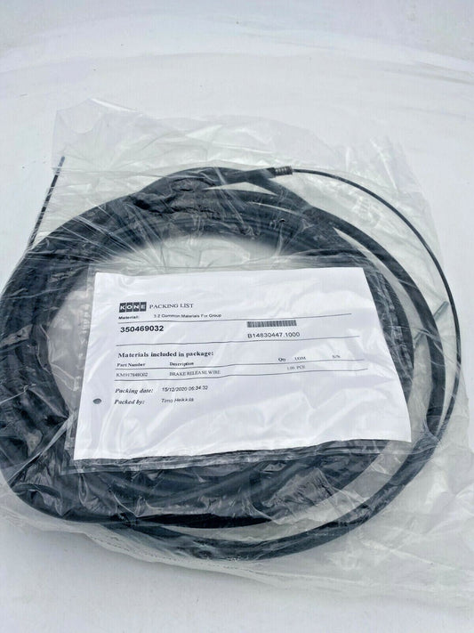 Elevator parts lift Kone elevator BRAKE RELEASE WIRE/ CABLE KM917848G02 - KLR Automation