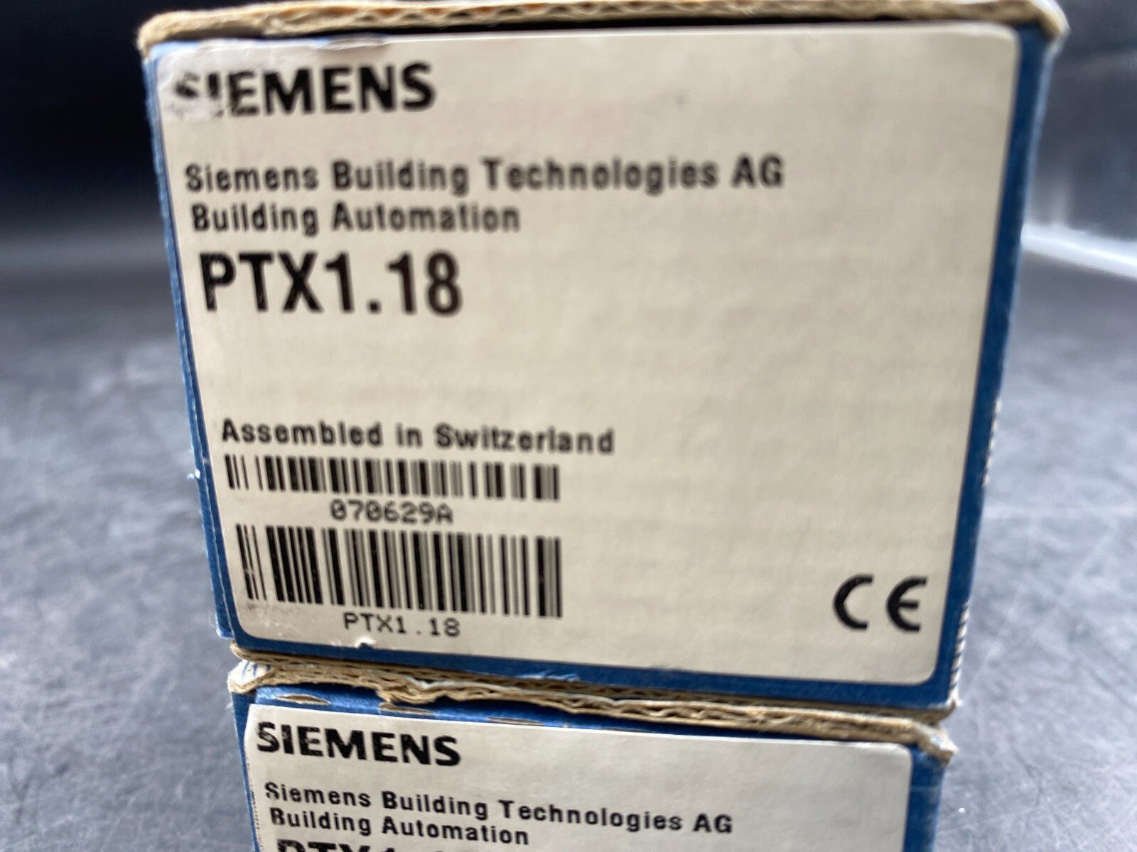 LOT OF 2 SIEMENS PTX1.18 I/O BAR SET FOR 18 MODULES - KLR Automation