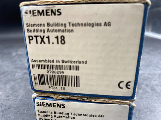 LOT OF 2 SIEMENS PTX1.18 I/O BAR SET FOR 18 MODULES - KLR Automation