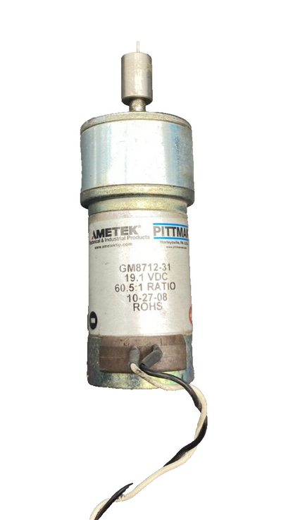 AMETEK PITTMAN GM8712-31 19.1  VDC 60.5:1 RATIO GEAR MOTOR x1pc
