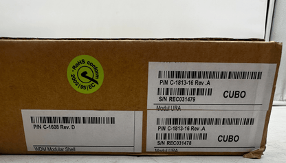 CUBO C - 1813 - 16 REV A CUBO - URA MUX x2pc + C - 1608 REV D WDM MODULAR SHELL @ - KLR Automation