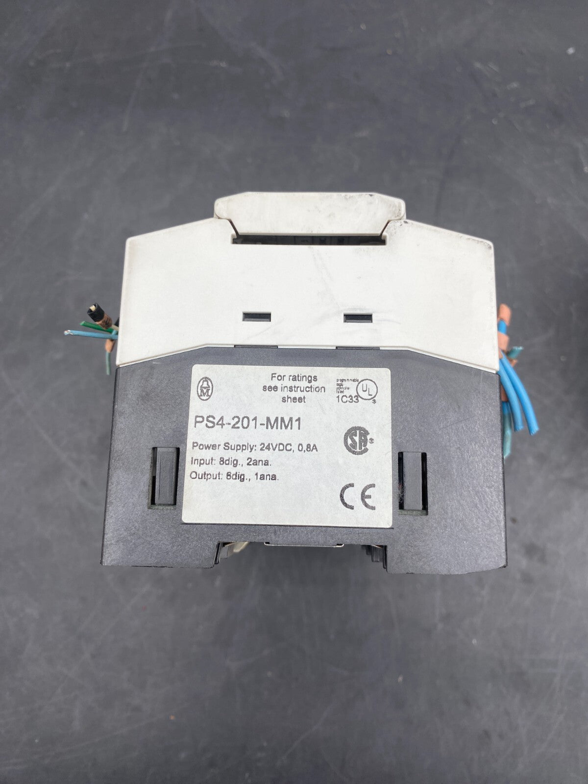 MOELLER PS4 - 201 - MM1 PROGRAMMABLE CONTROLLER+FLASH RAM MODULE ZB4 - 160 - SM1 - KLR Automation