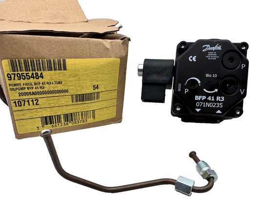 DANFOSS BFP 41 R3 071N0235 POMPE FIOULE + TUBE / DE DIETRICH 97955484