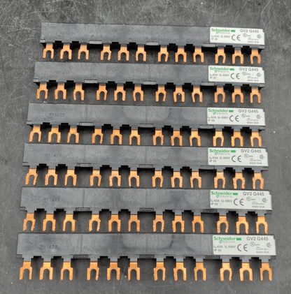 SCHNEIDER ELECTRIC GV2 G445 BUSBAR 63A 690V x6pc - KLR Automation