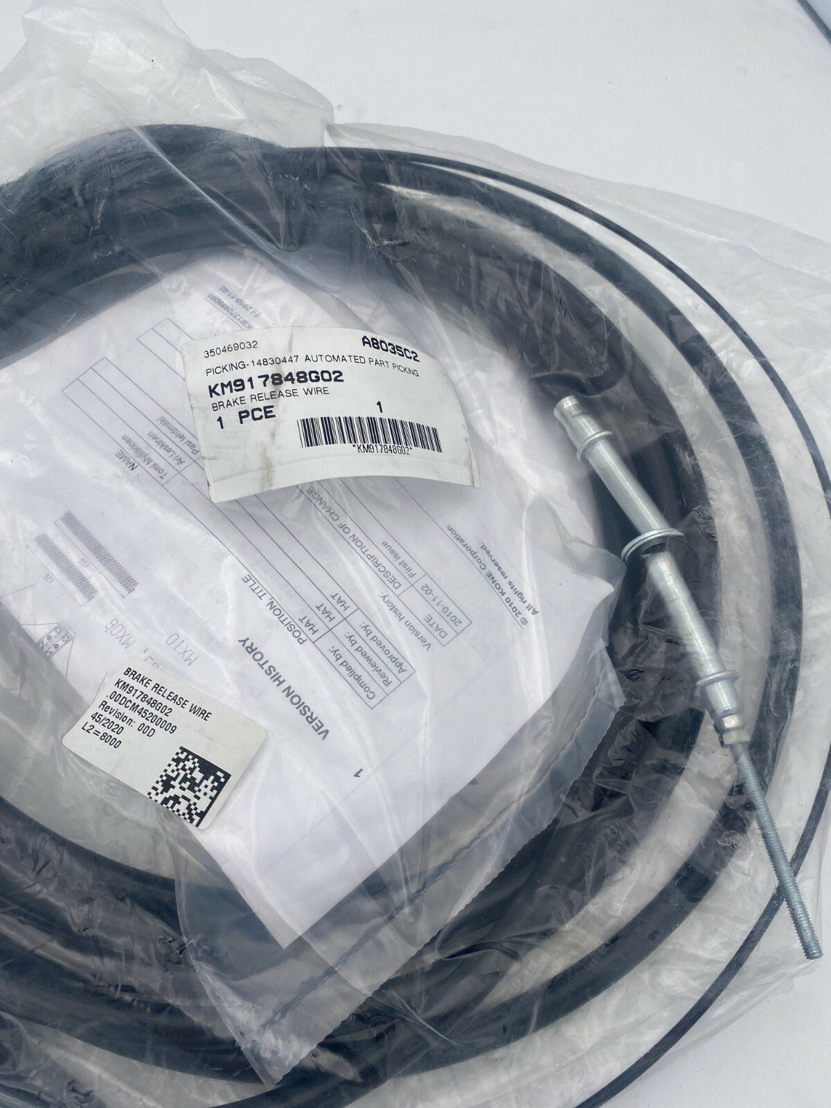 Elevator parts lift Kone elevator BRAKE RELEASE WIRE/ CABLE KM917848G02 - KLR Automation