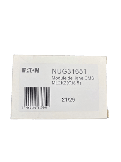EATON NUG31651 MODULE DE LIGNE CMSI M2K2 BOITE DE 5pc x1pc - KLR Automation