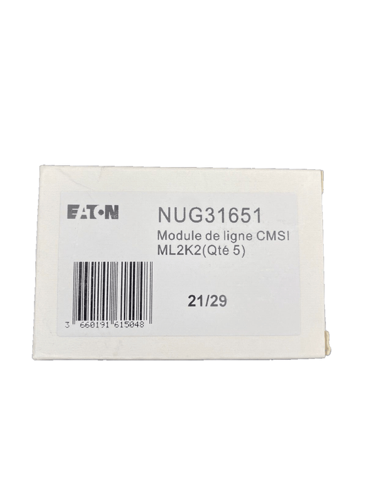 EATON NUG31651 MODULE DE LIGNE CMSI M2K2 BOITE DE 5pc x1pc - KLR Automation