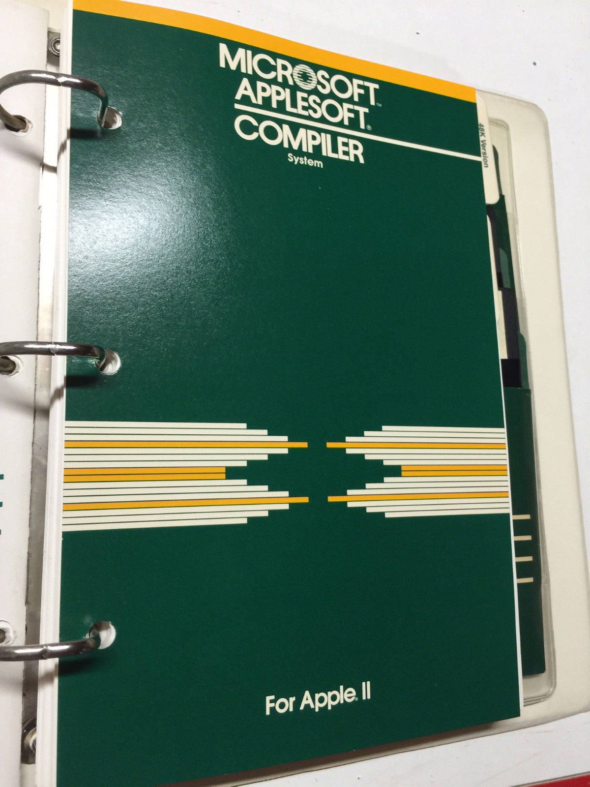 Microsoft Applesoft Compiler System for Apple ii II Plus iie old Vintage 
