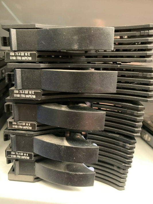 LOT OF 5 . 73.4GB IBM 19K1240 06P5318 ,,, ESERVER XSERIES 10K - KLR Automation