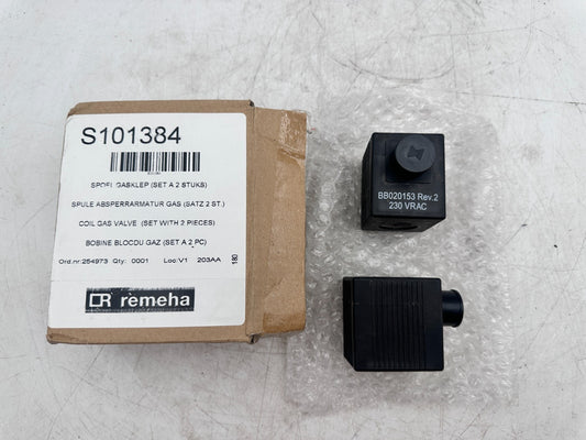 REMEHA S101384 COIL GAS VALVE x2pc