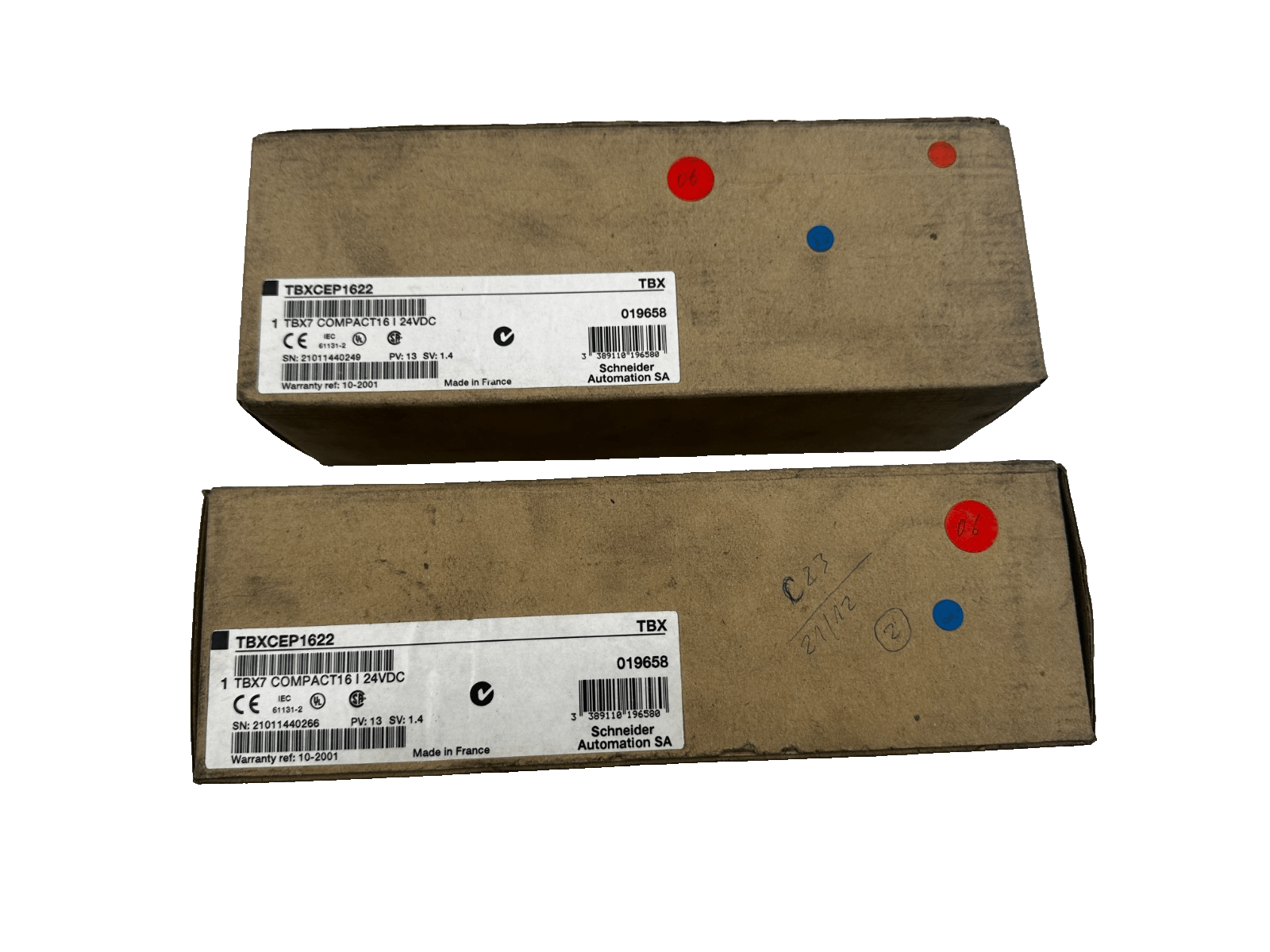 SCHNEIDER AUTOMATION TBXCEP1622 MODICON TBX7 COMPACT 16I 24VDC NEW OLD STOCK x1 - KLR Automation