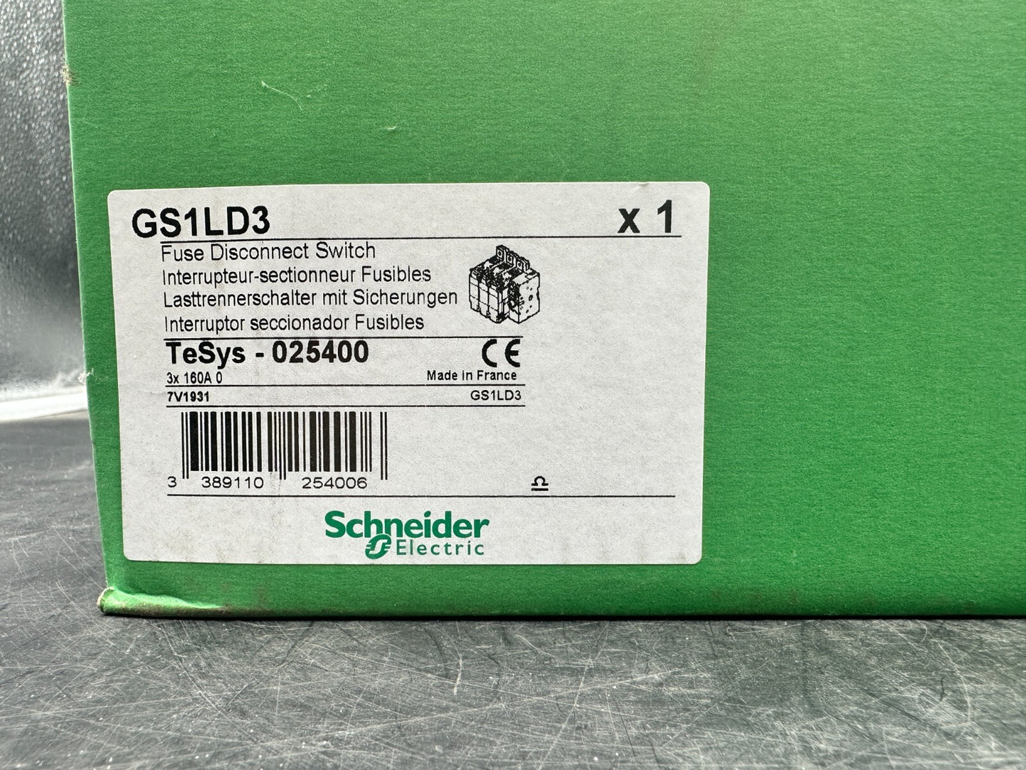Schneider Electric Telemecanique TeSys GS1LD3 - KLR Automation