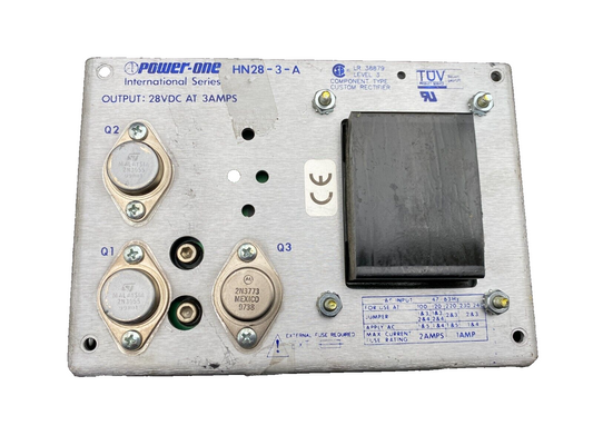 POWER ONE HN28-3-A 28VDC 3A POWER SUPPLY