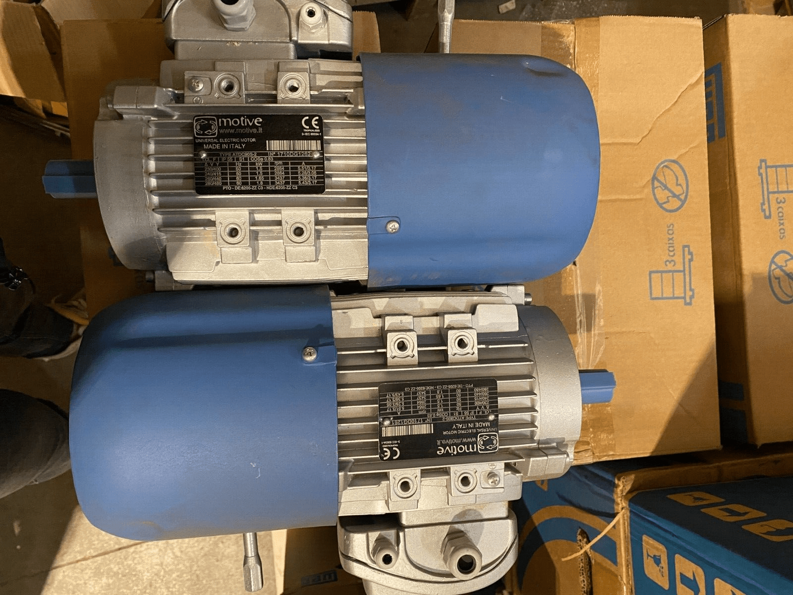 MOTIVE TYPE ATDC90S - 2 1.5kW 230 - 480V 50/60Hz UNIVERSAL ELECTRIC MOTOR x1pc - KLR Automation