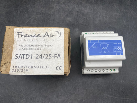 LOT DE 5 FRANCE AIR SATD1 - 24/25 - FA TRANSFORMATEUR 230V/24V - KLR Automation