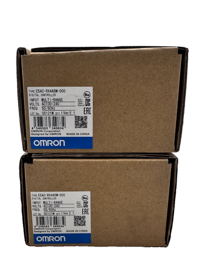 OMRON E5AC-RX4A5M-000 05121M VER 2.1 DIGITAL CONTROLLER MULTI-RANGE AC100-240 x1