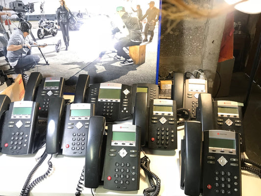 Lot 9 telephones Polycom Soundpoint IP 331