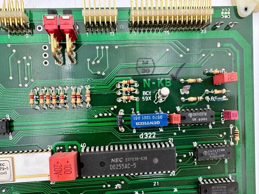 1pc x ERNI PRINTED CIRCUIT BOARD POLAR 015711 N-KB