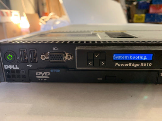 1 x DELL PowerEdge R610 Server System 16 Gb RAM, HDD 2 x 600GO 10K MBF2600RC - KLR Automation
