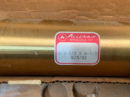 ALLENAIR A - 2 - 1/2 X 8 - 1/2 PNEUMATIC CYLINDER 0950 0405 - KLR Automation