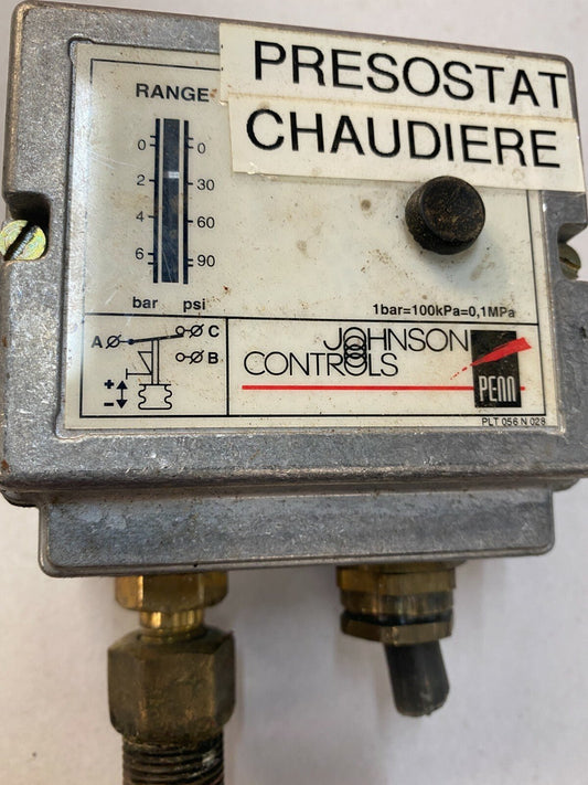1 x PRESSOSTAT Chaudiere JOHNSON CONTROLS - KLR Automation