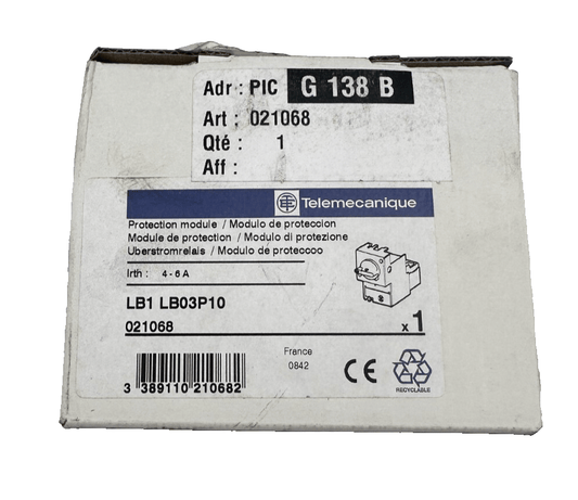 TELEMECANIQUE LB1 LB03P10 MODULE DE PROTECTION - KLR Automation