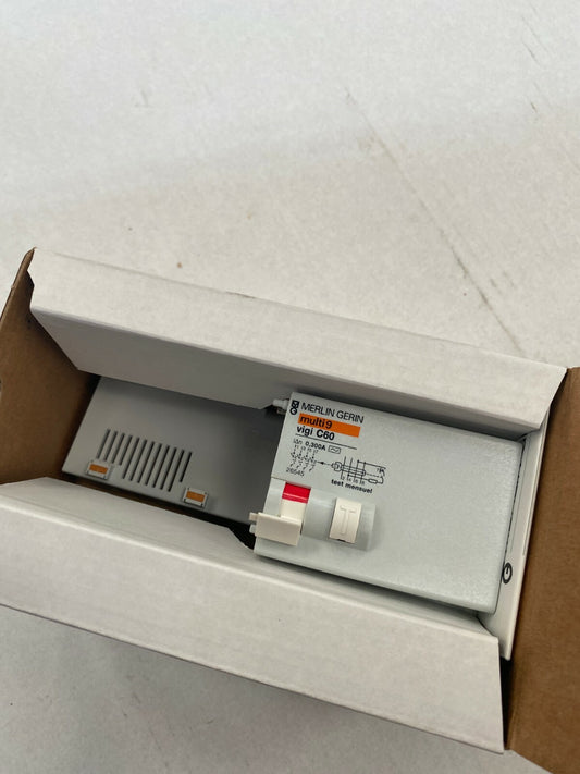 1pc x Merlin Gerin Schneider multi 9 vigi c60 26545 4p 40 300mA - KLR Automation
