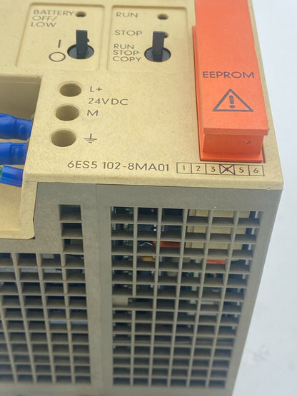Siemens Simatic S5 6ES5 102 - 8MA01 - KLR Automation