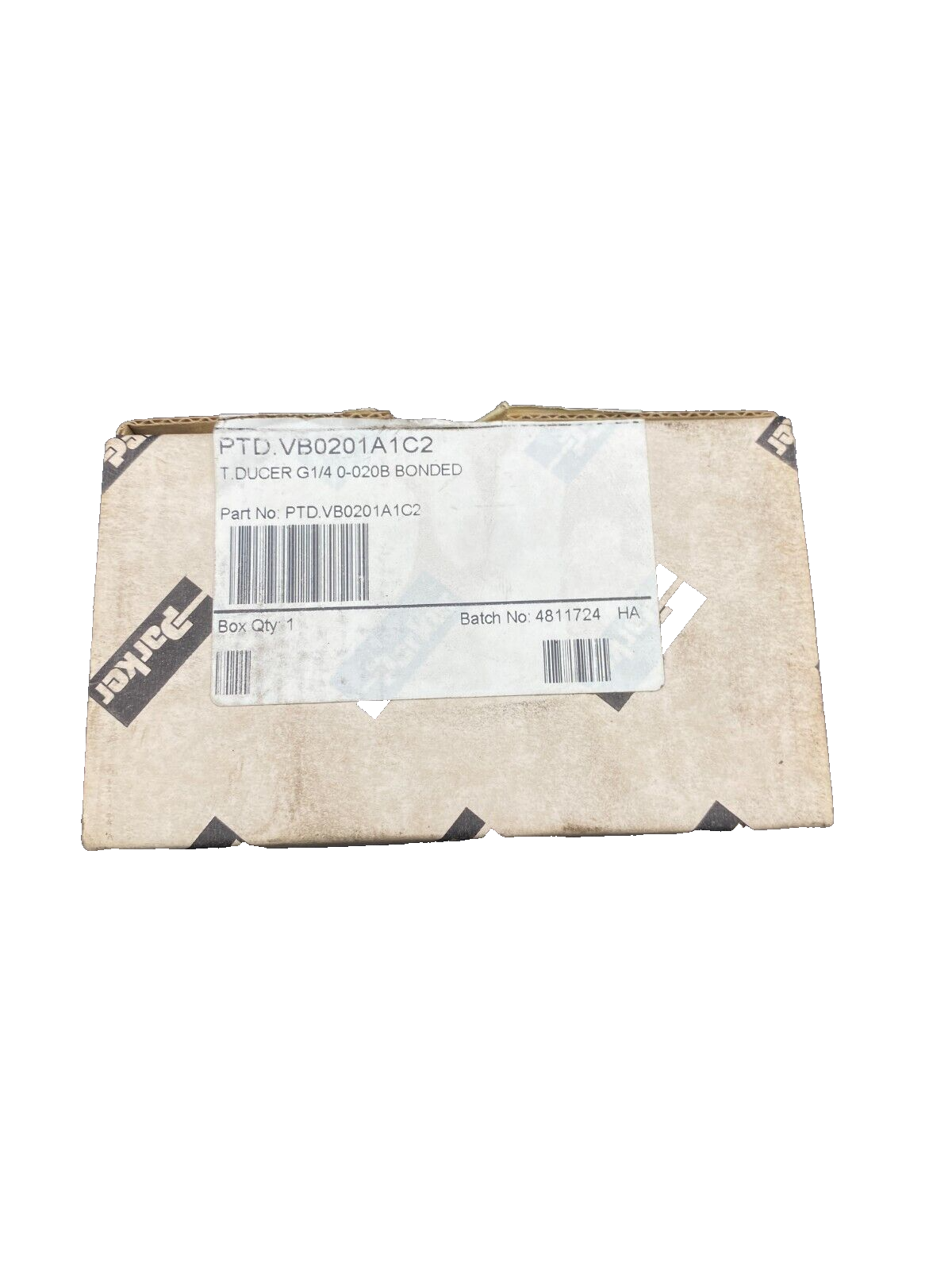 PARKER PTD.VB0201A1C2 T. DUCER G1/4 0-020B BONDED