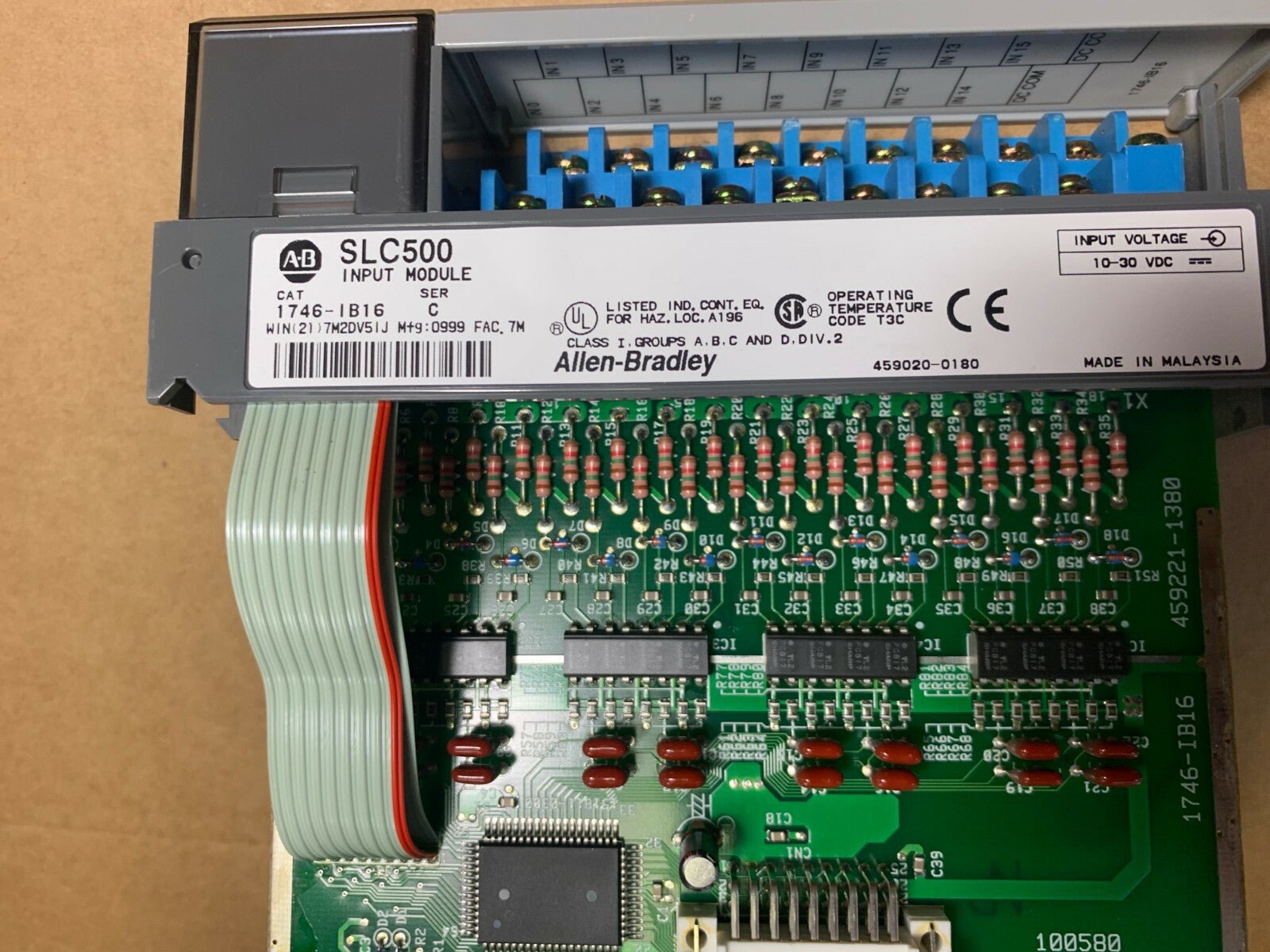 Allen Bradley SLC 500 Rack 1746 - A7 1746 - P2 1747 - L542 1747 - SN + 5 x 1746 - IB16 - KLR Automation