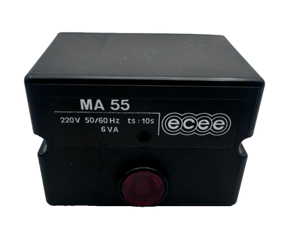 ECEE MA 55 220V 50/60HZ ts:10s BOITIER DE CONTROLE BRULEUR FIOUL - KLR Automation