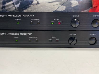 Lot de 2x Shure L4 Marcad Diversity Wireless Receiver 